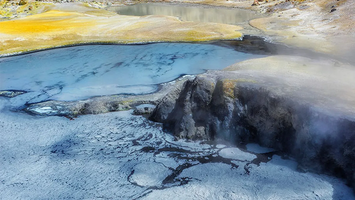 Sources géothermiques du parc national volcanique de Lassen, en Californie