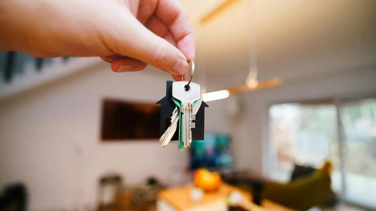 Des clés remises lors d&rsquo;un achat immobilier