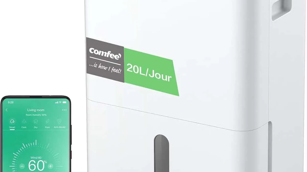 Déshumidificateur électrique dans un salon