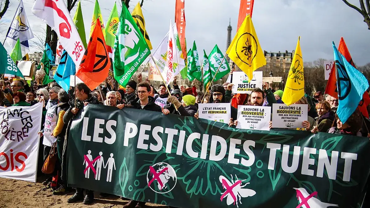 Pesticides : 15 000 manifestants dans l'Eure contre Syngenta, et un Octobre rose boycotté