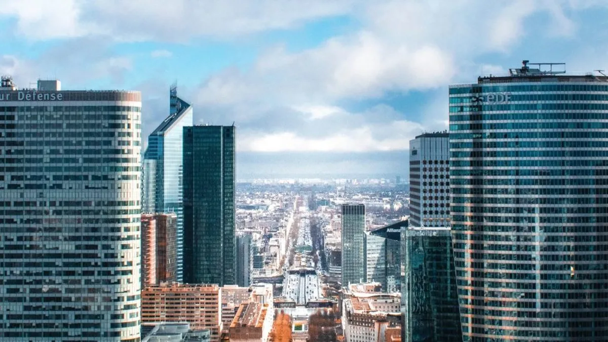 Les tours du quartier d&rsquo;affaires de La Défense, près de Paris