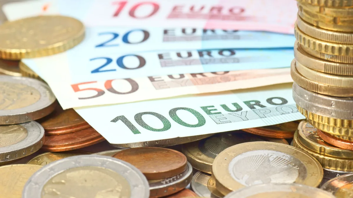 Billets et pièces en euros