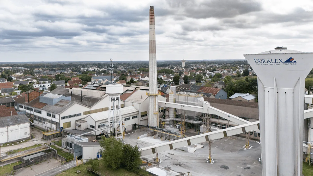 L&rsquo;usine Duralex de La Chapelle-Saint-Mesmin, dans le Loiret