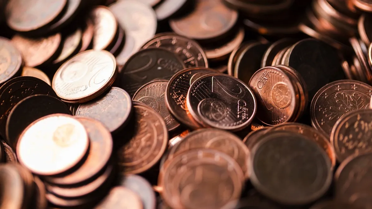 Des pièces en euros