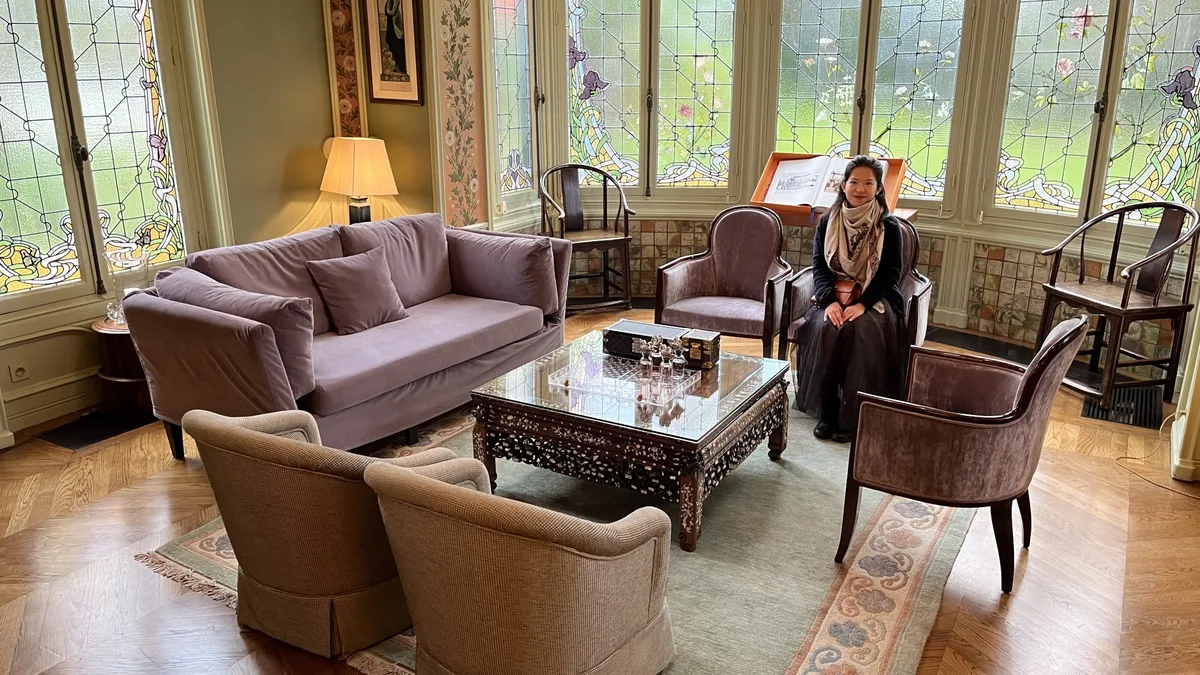 Le salon Art nouveau de la maison familiale Louis Vuitton à Asnières-sur-Seine