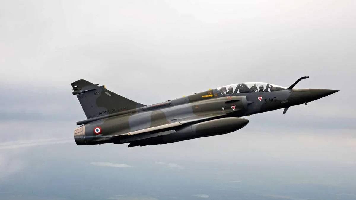 Un Mirage 2000D de l&rsquo;armée de l&rsquo;Air et de l&rsquo;Espace en vol (photo d&rsquo;illustration)