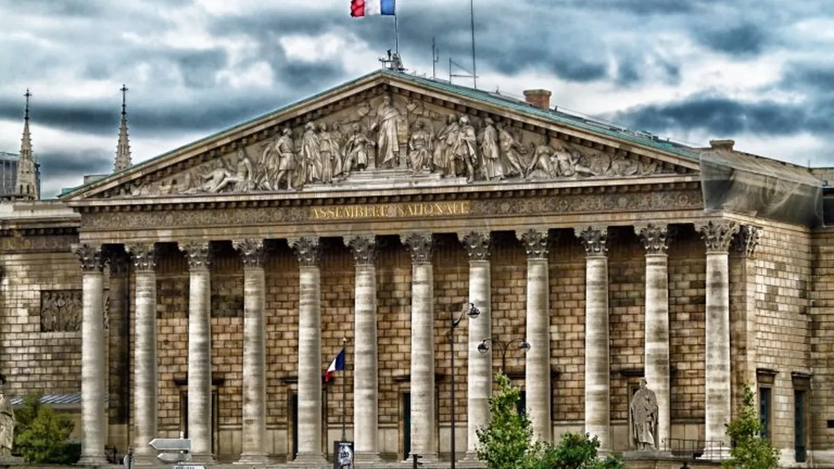 Le Palais Bourbon, siège de l&rsquo;Assemblée nationale à Paris