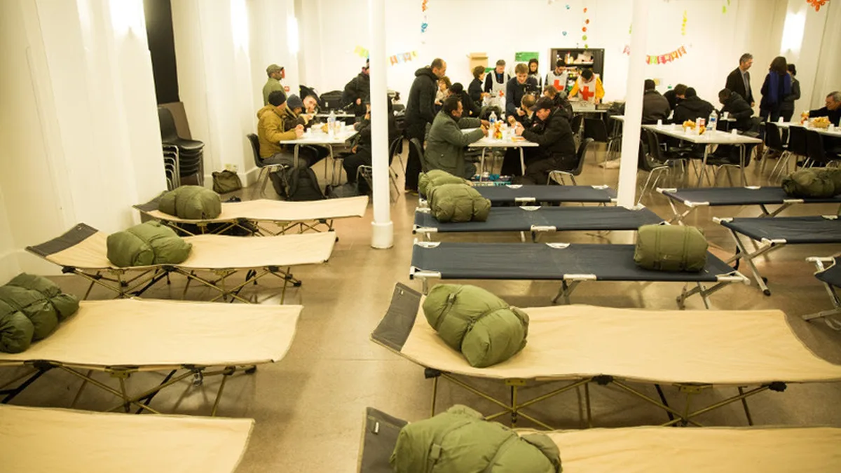 Un centre de mise à l&rsquo;abri parisien