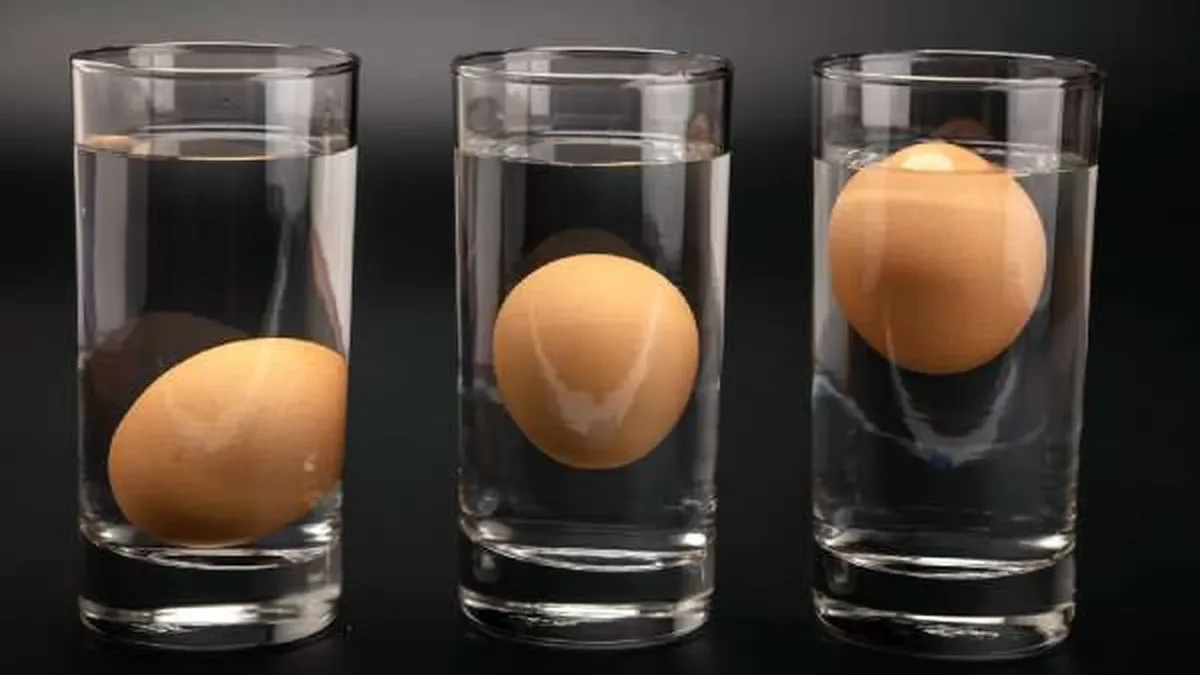 Cuisine : le test du verre d'eau qui révèle si votre œuf est encore bon